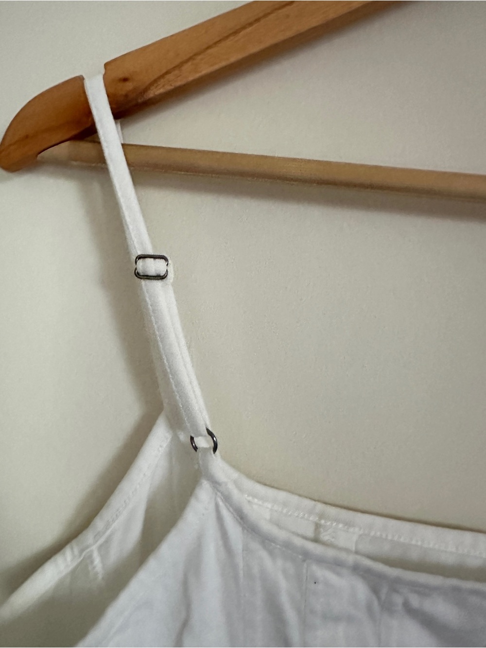 Pilcro White Square-Neck Pin-Tuck Cami - Picture 8 of 9